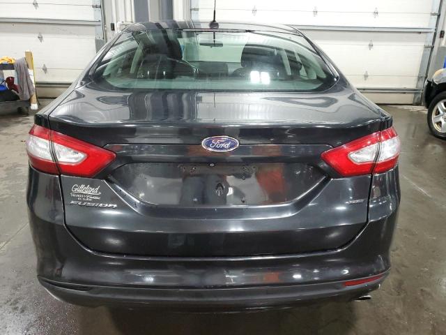 3FA6P0H78FR180897 - 2015 FORD FUSION SE BLACK photo 6