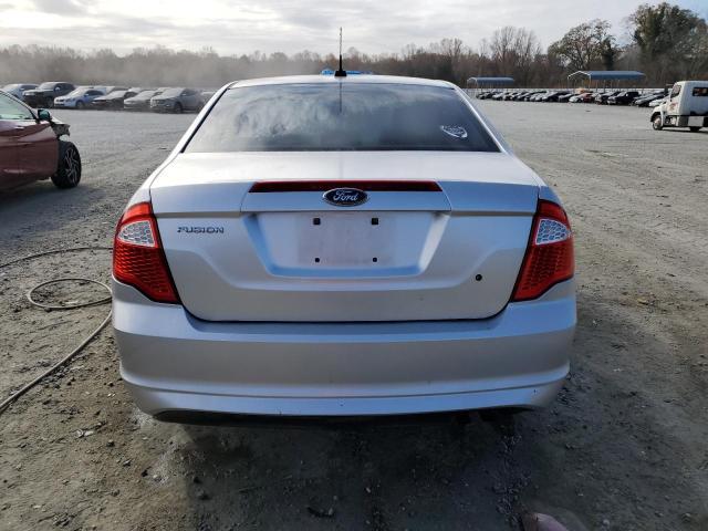 3FAHP0GA2BR262611 - 2011 FORD FUSION S SILVER photo 6