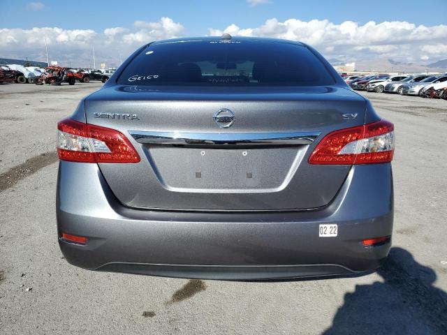 3N1AB7APXFL664209 - 2015 NISSAN SENTRA S GRAY photo 6