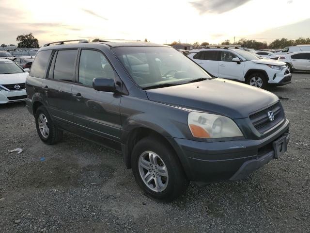 5FNYF18575B033481 - 2005 HONDA PILOT EXL GRAY photo 4