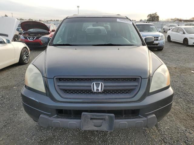 5FNYF18575B033481 - 2005 HONDA PILOT EXL GRAY photo 5