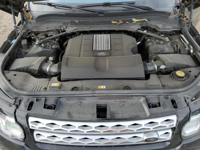 SALWV2FE7HA132097 - 2017 LAND ROVER RANGE ROVE AUTOBIOGRAPHY BLACK photo 11