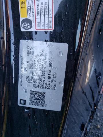 1G1FB1RS7K0109033 - 2019 CHEVROLET CAMARO LS BLACK photo 13