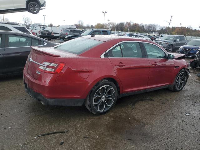 1FAHP2KT1DG144208 - 2013 FORD TAURUS SHO RED photo 3