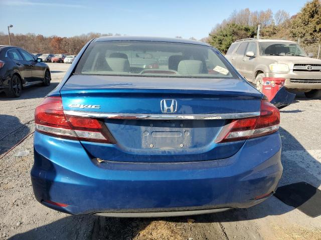 2HGFB2E54EH559110 - 2014 HONDA CIVIC LX BLUE photo 6