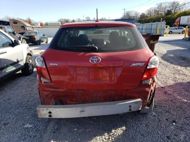 2T1KU4EE3AC484973 - 2010 TOYOTA COROLLA MA RED photo 6