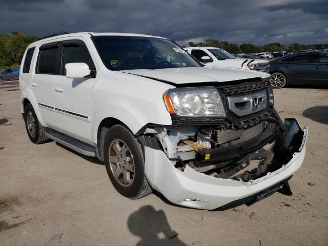 5FNYF48839B056032 - 2009 HONDA PILOT TOURING WHITE photo 4