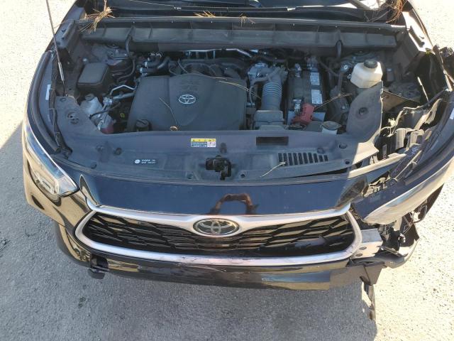 5TDHZRAH0NS555195 - 2022 TOYOTA HIGHLANDER XLE BLACK photo 12