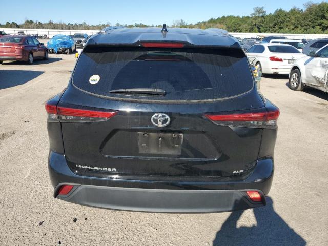5TDHZRAH0NS555195 - 2022 TOYOTA HIGHLANDER XLE BLACK photo 6