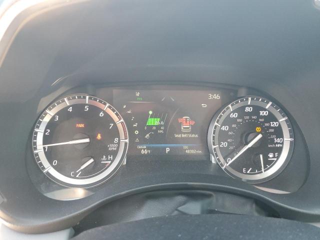 5TDHZRAH0NS555195 - 2022 TOYOTA HIGHLANDER XLE BLACK photo 9