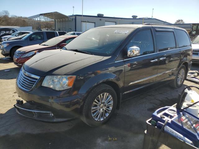 2C4RC1CG5DR769750 - 2013 CHRYSLER TOWN & COU TOURING L BLACK photo 1