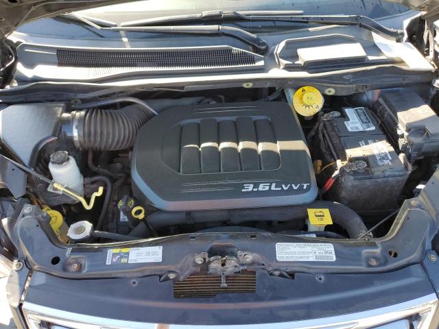 2C4RC1CG5DR769750 - 2013 CHRYSLER TOWN & COU TOURING L BLACK photo 12