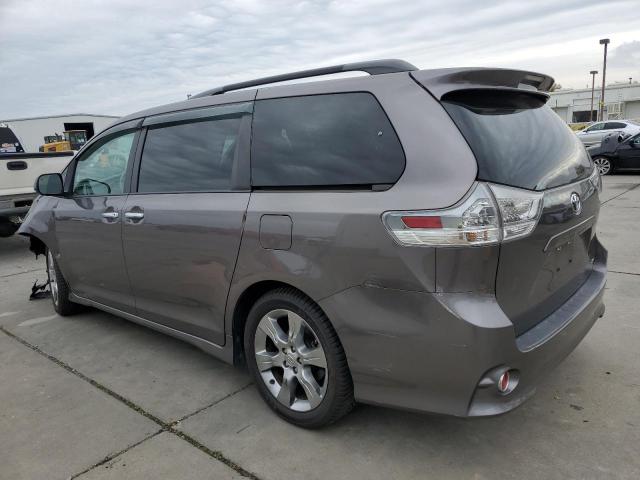 5TDXK3DC0ES452307 - 2014 TOYOTA SIENNA SPORT GRAY photo 2