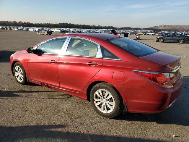 5NPEB4AC2BH124132 - 2011 HYUNDAI SONATA GLS RED photo 2