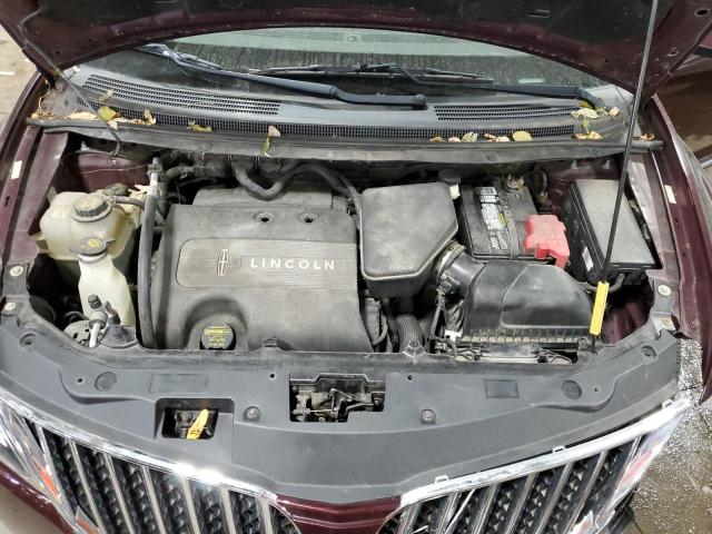 2LMDJ8JK3BBJ08692 - 2011 LINCOLN MKX BURGUNDY photo 12