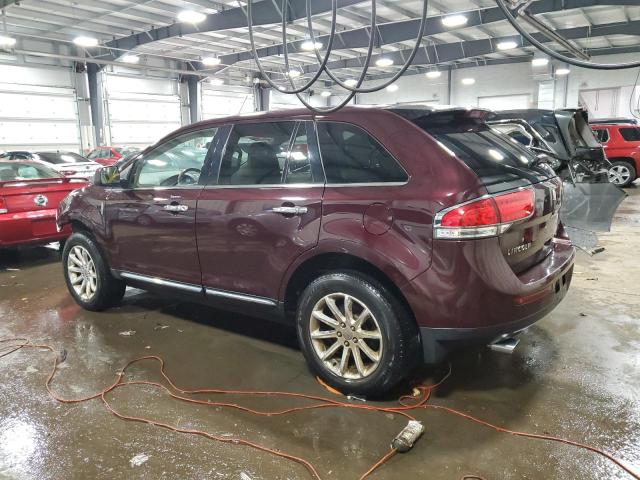 2LMDJ8JK3BBJ08692 - 2011 LINCOLN MKX BURGUNDY photo 2