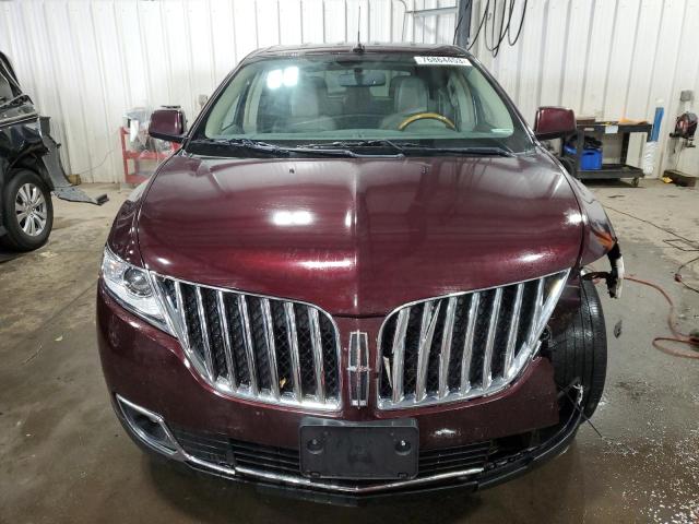 2LMDJ8JK3BBJ08692 - 2011 LINCOLN MKX BURGUNDY photo 5