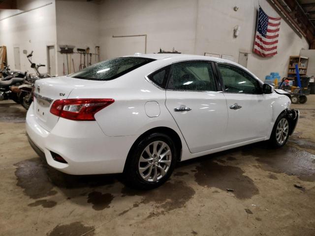 3N1AB7AP9KY282900 - 2019 NISSAN SENTRA S WHITE photo 3