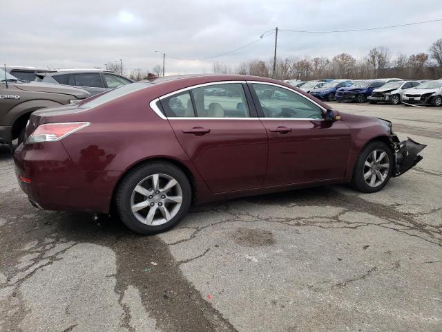 19UUA8F24CA040541 - 2012 ACURA TL BURGUNDY photo 3