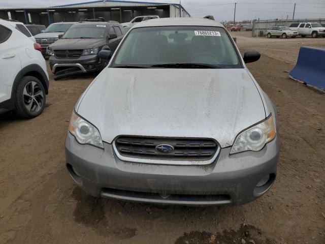 4S4BP61C076312273 - 2007 SUBARU IMPREZA OUTBACK 2.5I SILVER photo 5