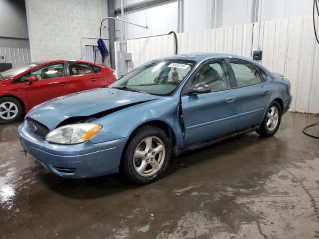 1FAFP53U07A200467 - 2007 FORD TAURUS SE BLUE photo 1