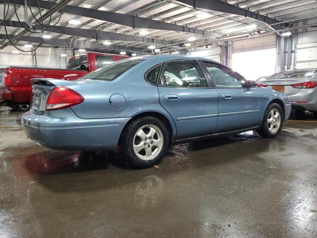 1FAFP53U07A200467 - 2007 FORD TAURUS SE BLUE photo 3