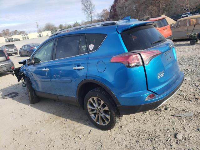 JTMDJREV2GD011110 - 2016 TOYOTA RAV4 HV LIMITED BLUE photo 2