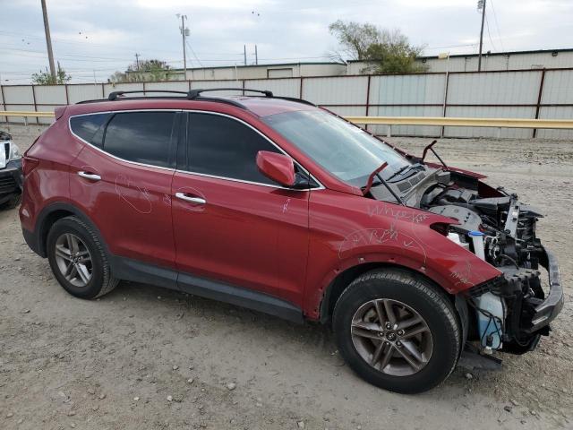 5XYZU3LBXHG446222 - 2017 HYUNDAI SANTA FE S RED photo 4