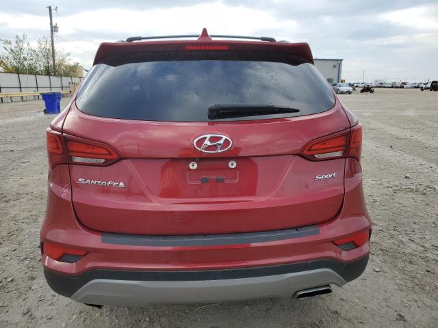 5XYZU3LBXHG446222 - 2017 HYUNDAI SANTA FE S RED photo 6