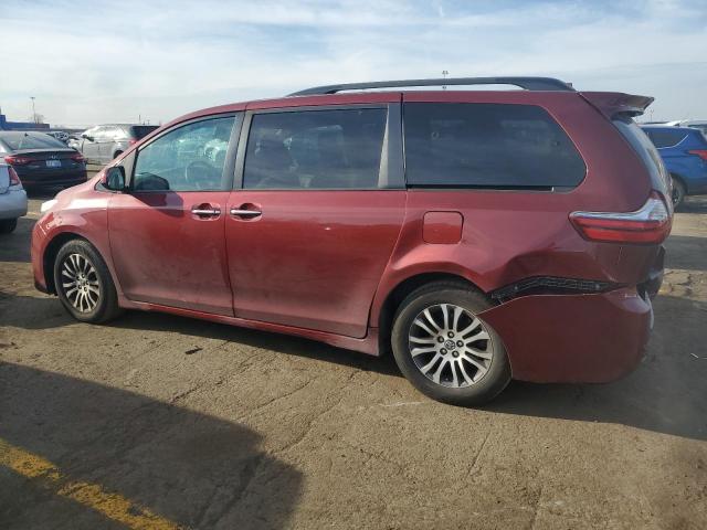 5TDYZ3DC7LS027616 - 2020 TOYOTA SIENNA XLE RED photo 2