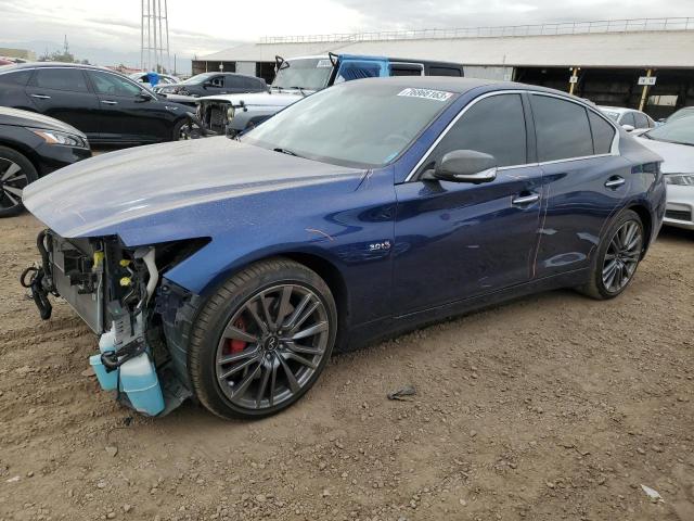 JN1FV7AR8KM830144 - 2019 INFINITI Q50 RED SPORT 400 BLUE photo 1