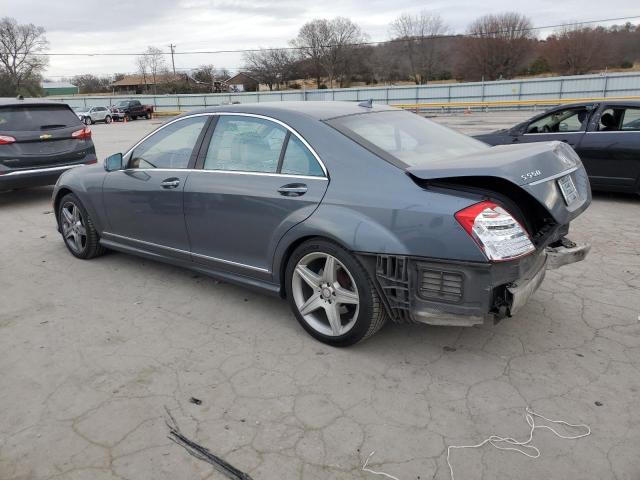 WDDNG7BBXAA336328 - 2010 MERCEDES-BENZ S 550 GRAY photo 2