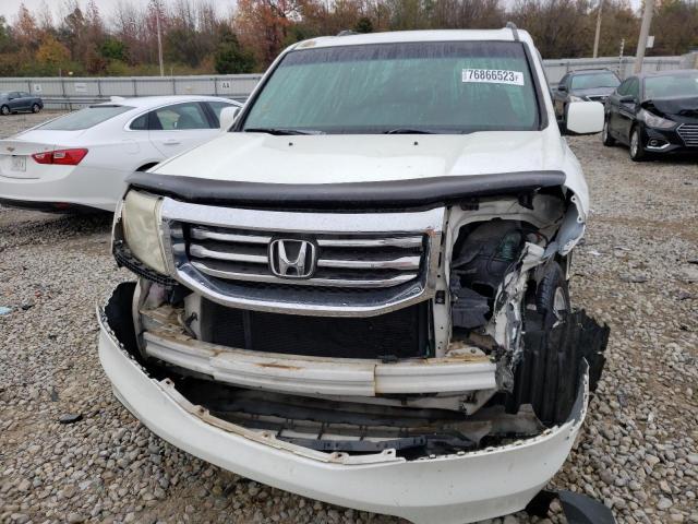 5FNYF3H50CB014473 - 2012 HONDA PILOT EXL WHITE photo 5