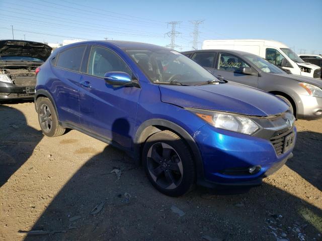 3CZRU6H5XJM709137 - 2018 HONDA HR-V EX BLUE photo 4