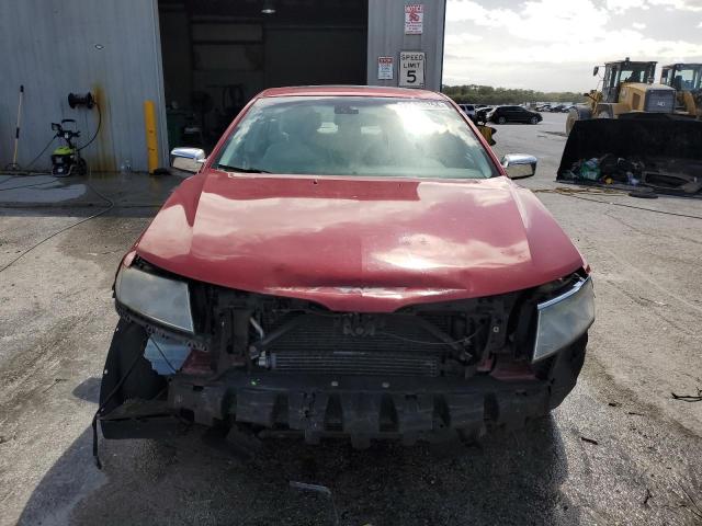 3LNDL2L35BR754455 - 2011 LINCOLN MKZ HYBRID RED photo 5