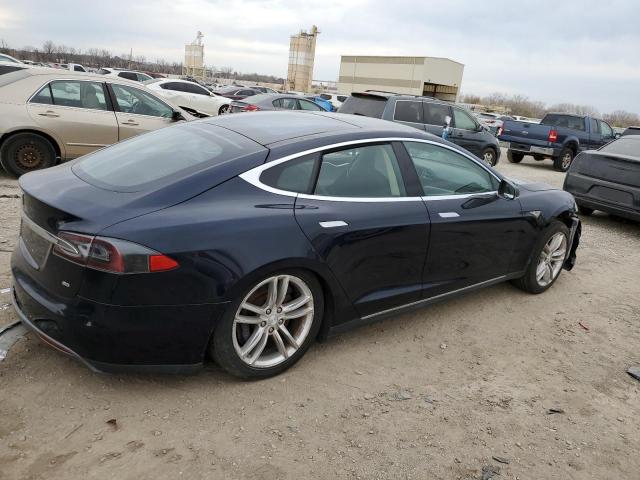 5YJSA1DN6DFP04194 - 2013 TESLA MODEL S BLUE photo 3