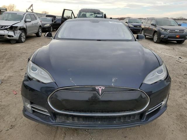 5YJSA1DN6DFP04194 - 2013 TESLA MODEL S BLUE photo 5