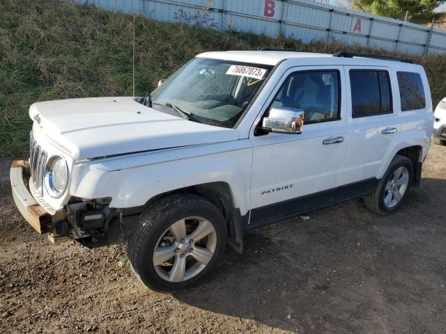 1C4NJRFB0ED616393 - 2014 JEEP PATRIOT LATITUDE WHITE photo 1