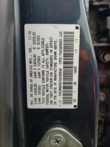 1HGCM66507A036509 - 2007 HONDA ACCORD EX CHARCOAL photo 13