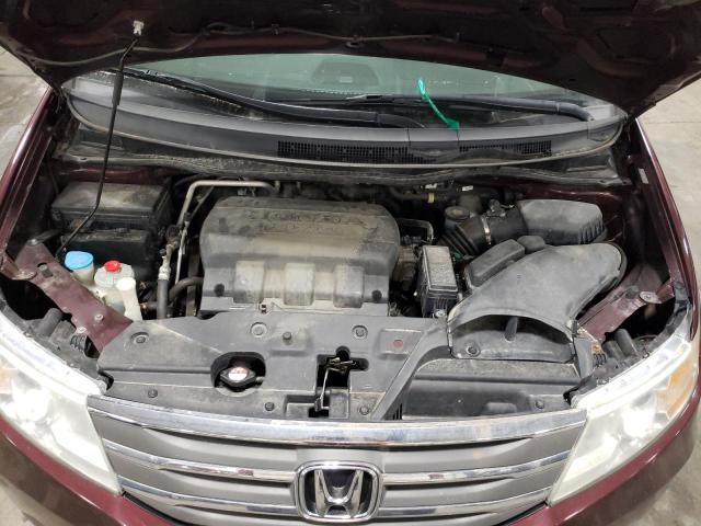 5FNRL5H22CB098259 - 2012 HONDA ODYSSEY LX MAROON photo 12