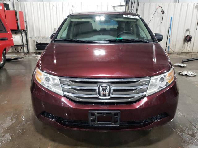 5FNRL5H22CB098259 - 2012 HONDA ODYSSEY LX MAROON photo 5