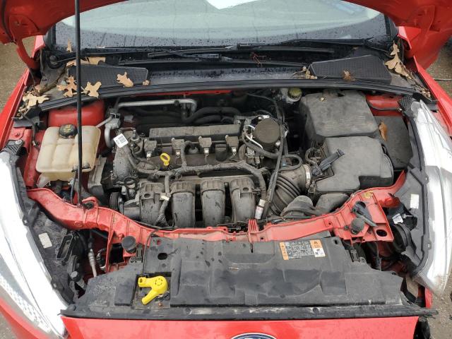 1FADP3F23GL281846 - 2016 FORD FOCUS SE RED photo 11