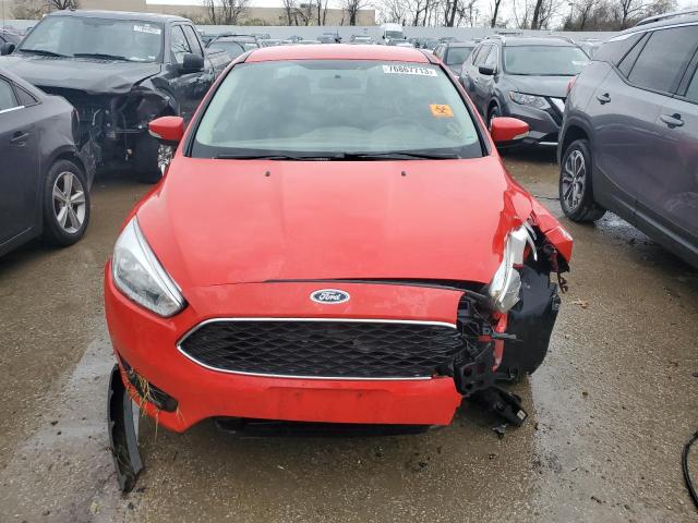 1FADP3F23GL281846 - 2016 FORD FOCUS SE RED photo 5