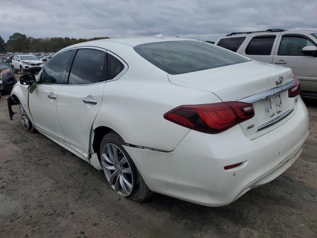 JN1BY1AR7JM220236 - 2018 INFINITI Q70 3.7 LUXE WHITE photo 2