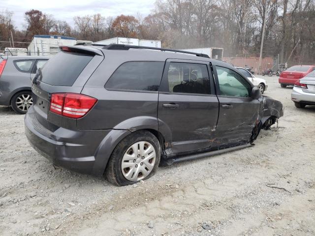 3C4PDCAB0JT183151 - 2018 DODGE JOURNEY SE GRAY photo 3