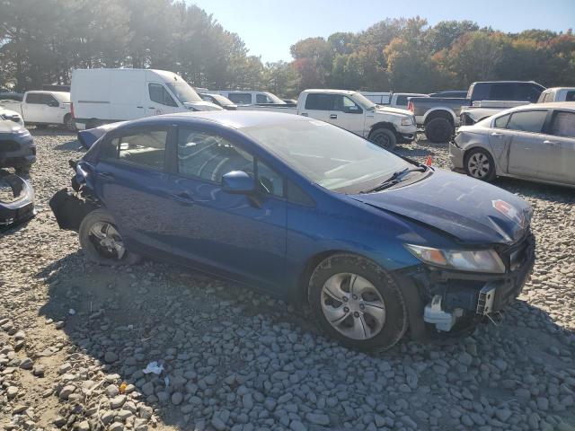 19XFB2F52DE280052 - 2013 HONDA CIVIC LX BLUE photo 4