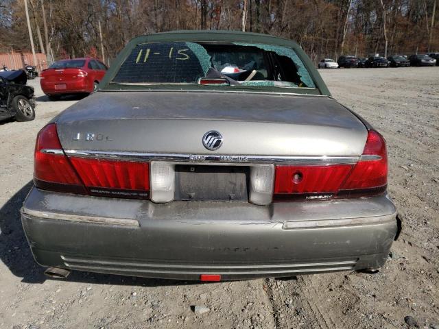 2MEFM74W71X682687 - 2001 MERCURY GRAND MARQ GS GRAY photo 6