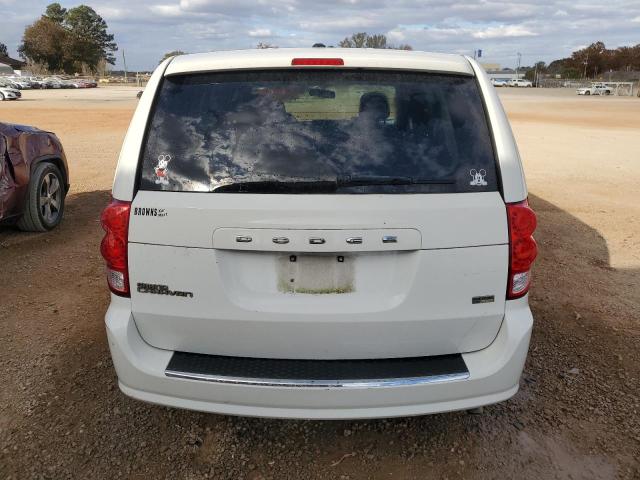 2C4RDGBG4DR754450 - 2013 DODGE CARAVAN SE WHITE photo 6