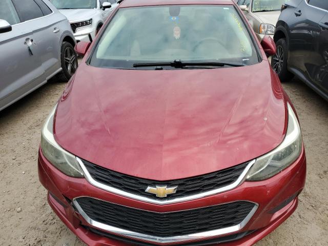 1G1BE5SM1J7138221 - 2018 CHEVROLET CRUZE LT MAROON photo 5