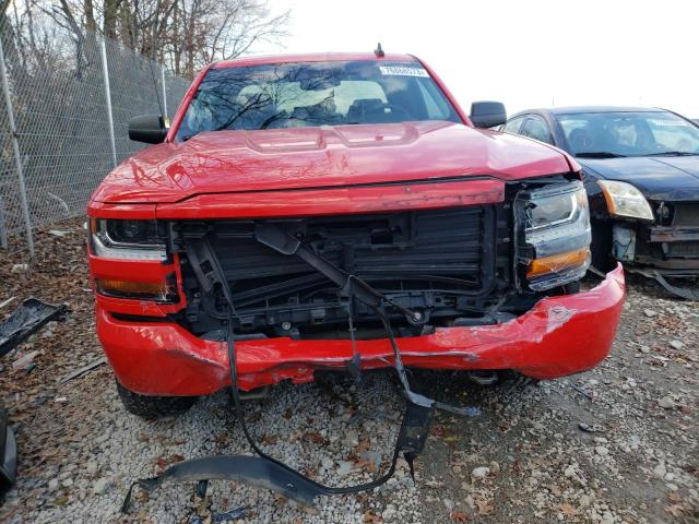 1GCVKPEC4HZ263952 - 2017 CHEVROLET SILVERADO K1500 CUSTOM RED photo 5